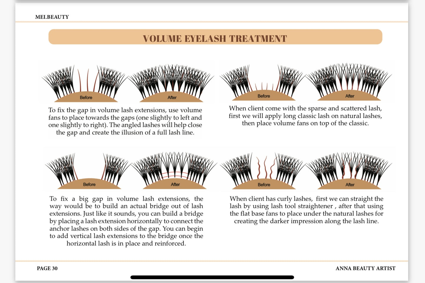 Professional Eyelash Extensions Manual